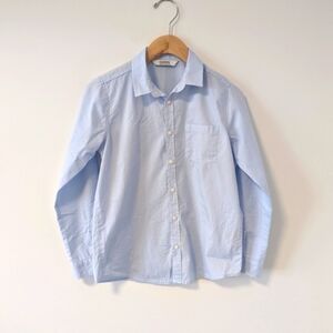 LC Waikiki Boys' Light Blue Cotton Casual Shirt, Size 9-10Y Oxford Shirt